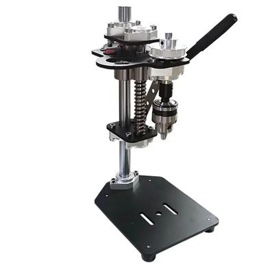 Home Kleine Micro Tischbohrmaschine Desktop Mini Tragbare Halterung Desktop 220 V AC Präzisions-DIY-Bohrmaschine mit variabler Geschwindigkeit