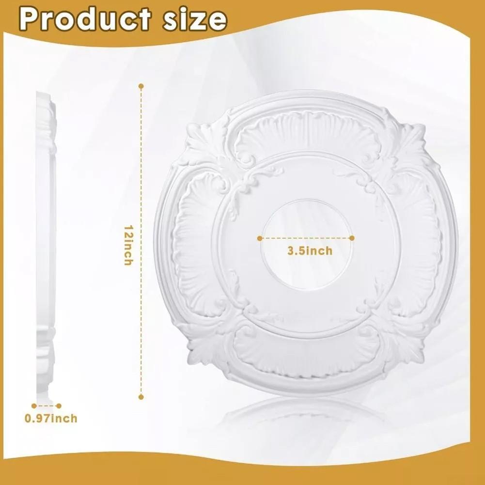 Stropní ventilátor, medailon, stropní ventilátor, medailon, evropská řezba, PU