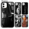 Krajews Elegant Wooden Violins Bow Sheet Music Phone Case For iPhone 17 Air 16 15 14 Plus 11 12 13 Pro Max Coque Fundas