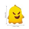 6PCS Creative Halloween Luminous Ghost Keychain Luminous Hanging Ghost Pendant LED Party Ghost Light Gifts Bag Charms