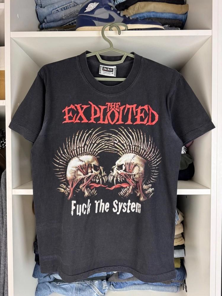 Reprint The Exploited Punks Not Dead TShirt Fan shirt VTG PA8638 Unisex T-Shirt XXXXL