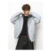 Men S Color Block Knit Splicing Hooded Cardigan Sweatshirt Casual Jacket