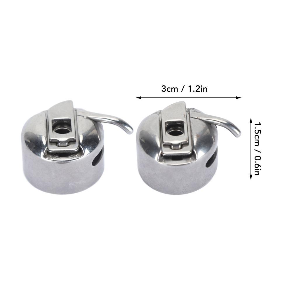 2pcs Flexible Metal Sewing Machine Bobbin Case Steel Bobbin Holder  Home Sewing