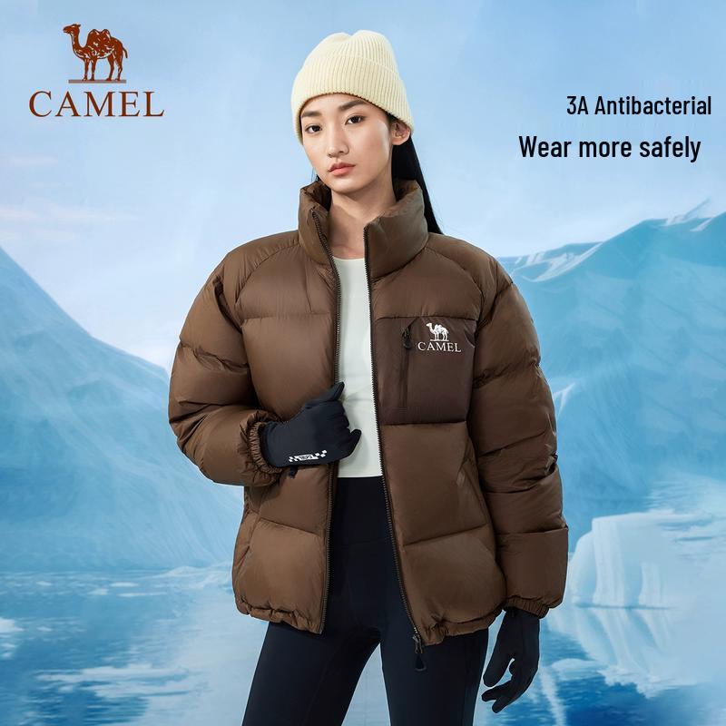 Camel Unisex Graphene Water-Repellent Puffer Down Jacket