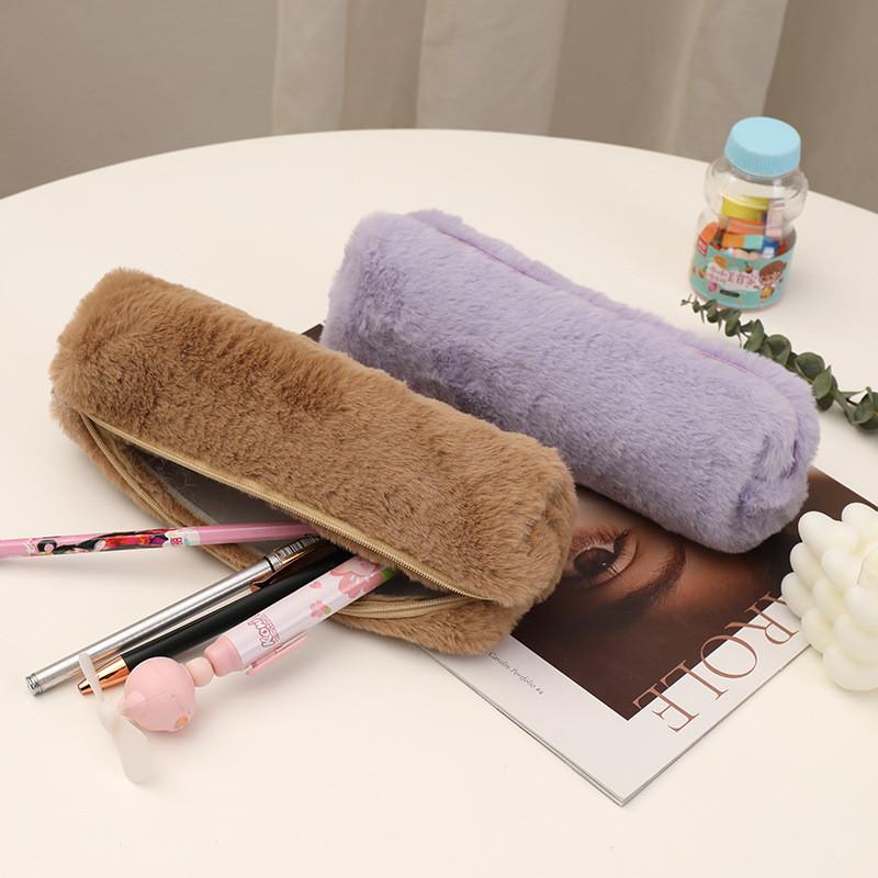 Astuccio Peluche Per Bambine Con Grande Capacità E Design Carino Per Materiale Scolastico