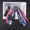Car Emblem Lanyard Nylon Neck Halter Work Card Hanging Rope Keychain For Honda CRV Civic Accord Odyssey HRV Stepwgn Insight City RG0