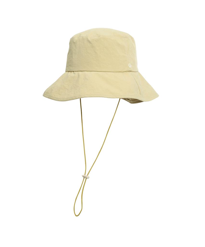 Eondeokeonteulolseutyudio Linen String Bucket Hat Fold Bucket / Linen String / Olive