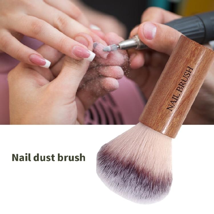 Multifunctional Nails Dust Cleaning Brush With Soft Bristles Loose Powder Brush For Professional And Home Manicure Use