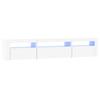 VidaXL TV Stand with LED Lights Entertainment Center Storage Media Unit Living Room Furniture Home 3152738