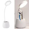 LED Desk Lamp High Brightness Eye  ive USB Rechargeable Bedside Lamp Phone Holder for Bedroom