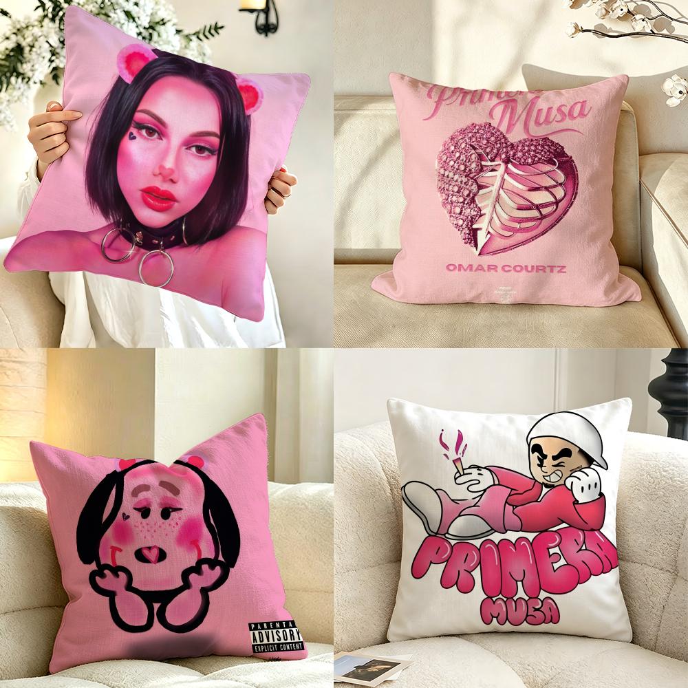 Art PPrimerammusa Cushion Cover Pillow Case Antidustmite Pillowcase Silky Short Plush Sofa Cushion Cover hot