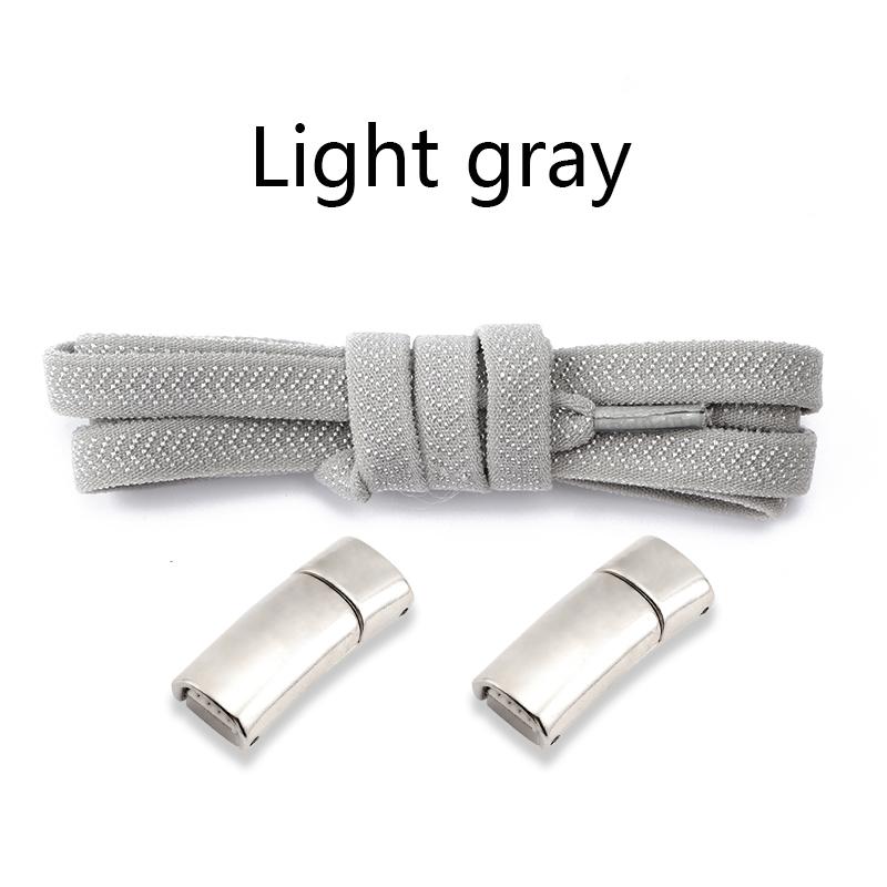 New Magnetic Lock Shoelaces Without Ties Kids Adult Elastic Laces Sneakers 8mm Thick Flats No Tie Shoe Laces Shoes Accessories