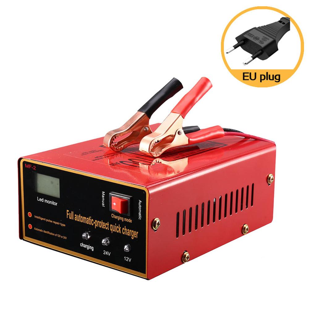 

Автомобильное зарядное устройство для аккумулятора, полностью автоматическое, ЖК-дисплей, несколько видов защиты для ремонта, средство для обслуживания автомобиля, быстрое зарядное устройство 12 В/24 В 120 Вт