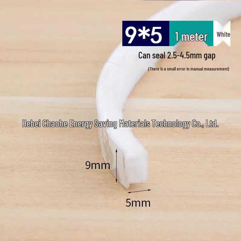 Self-Adhesive Wool Weather Stripping for Doors and Windows