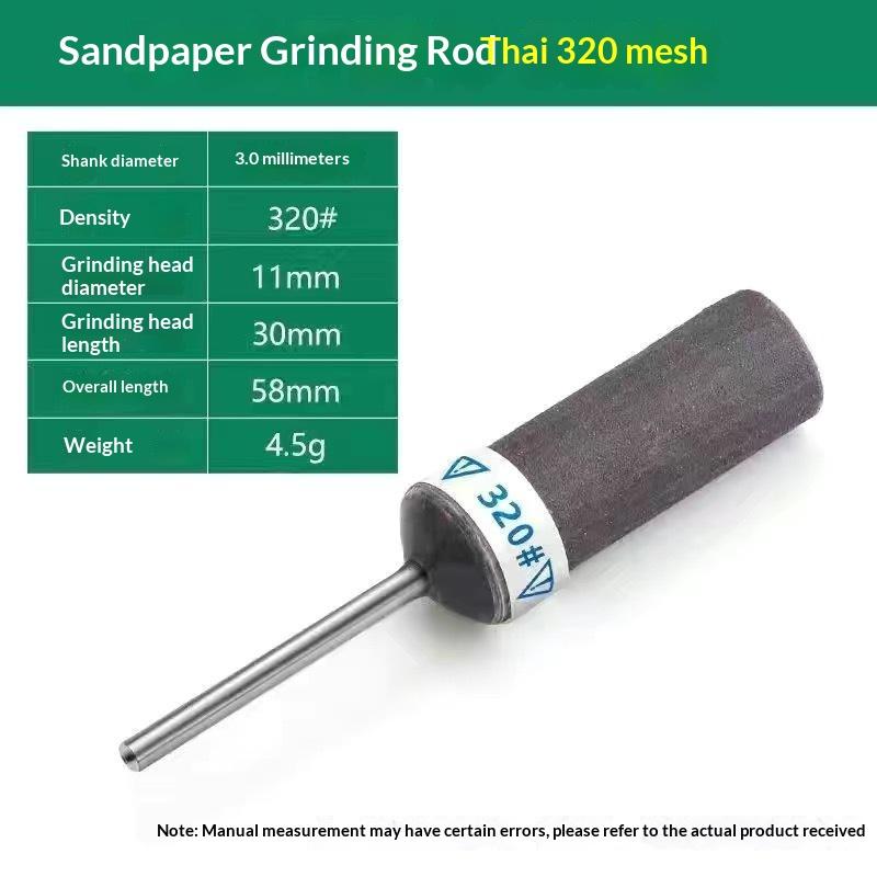 Wet Dry Sandpaper Grinding Sticks Assorted Grit Polishing Tools for Wood Carving Plastic Grinding Model Making Hobby Projects