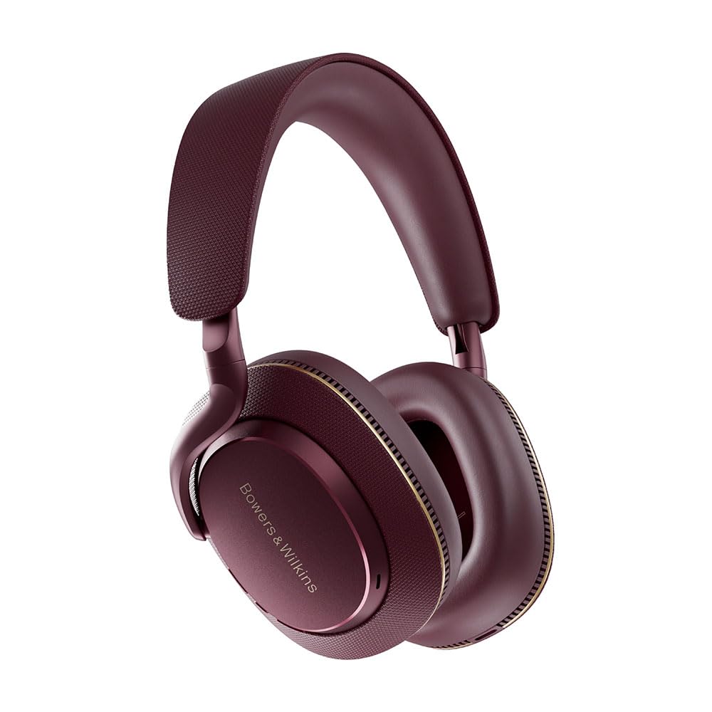 

Bowers Wilkins PX7 S3 Wireless Noise Lossless Multipoint 40mm Dynamic Lossless Wired Use Possible & (Vintage Maroon) Headphones Cancelling, Playback,