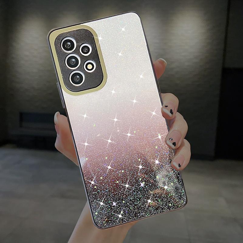 

Чохол для Xiaomi Poco X3 NFC Luxury Gradient Glitter Shins Phone Case For Xiaomi Poco X3 NFC Pro X 3 Soft Protective TPU Cover For Xiaomi Poco X3 NFC чорний