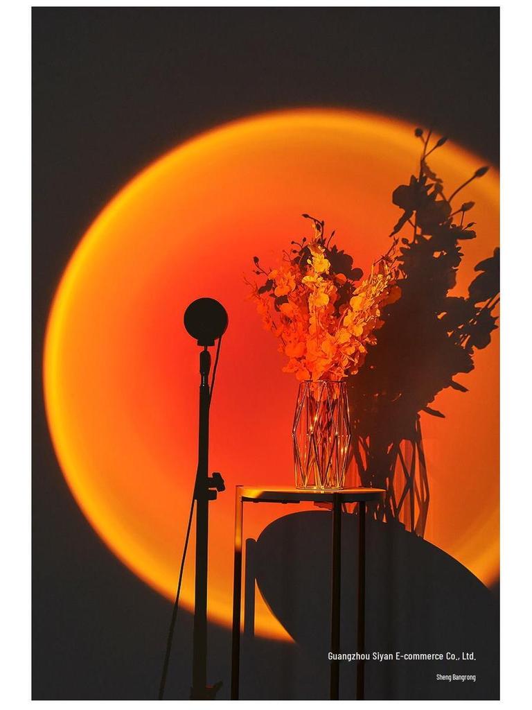 Color-Adjustable Sunset Floor Lamp for Bedroom - Eternal Dusk 