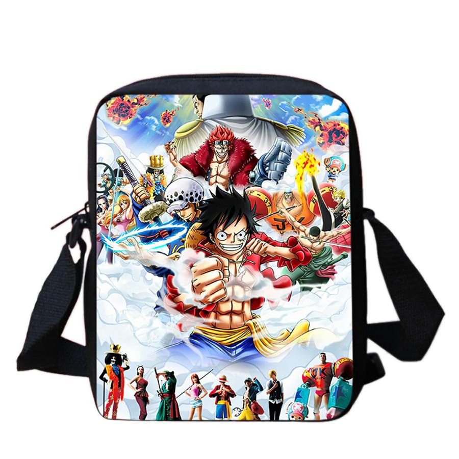 One Piece Crossbody Bag, Lightweight Adjustable Casual Shoulder Bag for Boys and Girls Age 6-10, Unisex Kids School Sling Bag