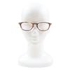 Pristine OLIVER PEOPLES Glasses Hadley DM Pattern Wellington Shape Clear brown mens Used