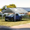 Carport Replacement Canopy Cover 6100 x 3040 mm Garage Top Tent Shelter Tarp Heavy-Duty Waterproof & UV Protected, Easy Installation with Ball