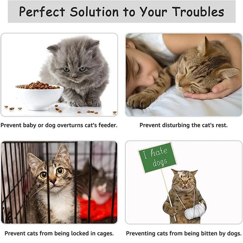 Západka držáku kočičích dvířek Nastavitelný zarážka psích dvířek Elastický zámek branky Flexibilní popruh západky Zabraňte psovi ve vstupu Západka dvířek pro domácí mazlíčky