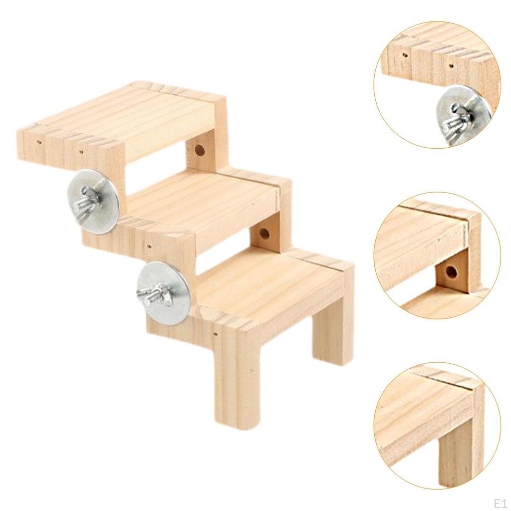 Bird Cage Climbing Ladder Perch Parrot Toy Play for Cockatiels