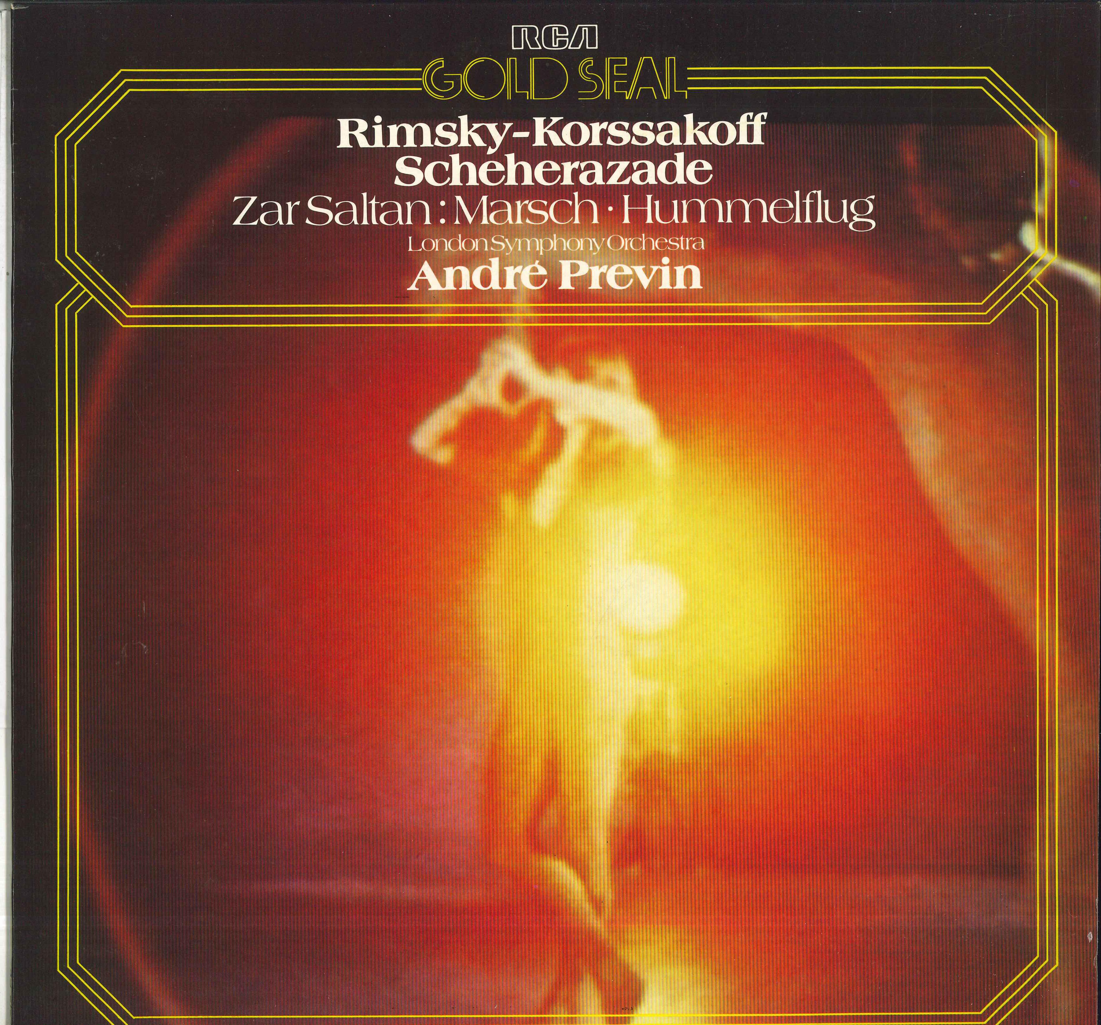 

LP Record ANDRE PREVIN THE LONDON SYMPHONY O Rimskykorsakov Scheherazade Sinfon AGL11330 RCA GOLD SEAL Germany Classical Used