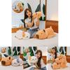 Charming Brown Capybara Plush Doll Cat Transformation Soft Toy For Kids Gift