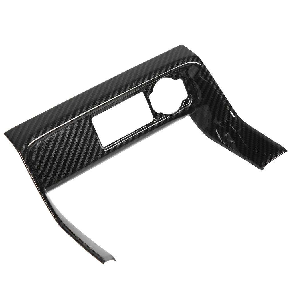 Cigarette Lighter Panel Trim Carbon Fiber Style ABS Wearproof Replacement for Civic 11th 2022 LHD