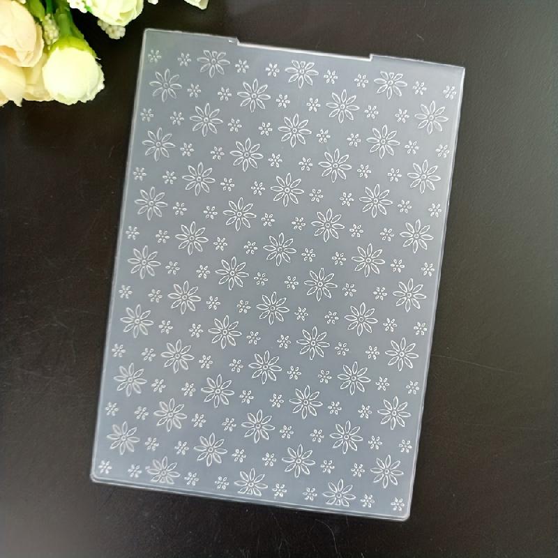1Small Flower Embossing Folder for Piece Craft Template Mold Card MakingDIYPlastic Scrapbook Album Plastic Embossing Folder Deco