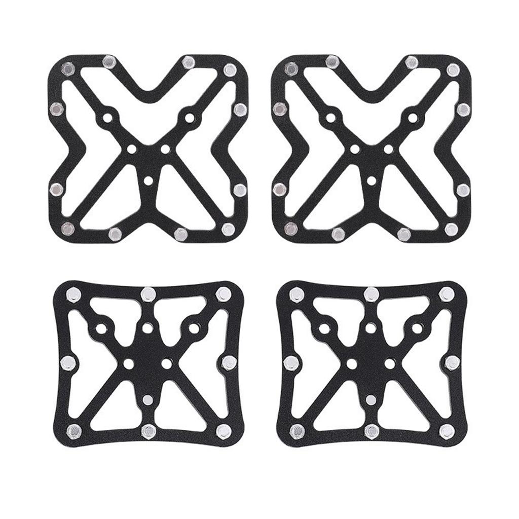Bicycles Clipless Pedal 1 Pair Pedal Platform Adapter Aluminum Alloy Bike Pedal Adapter Platform Adapters Cleats Pedal