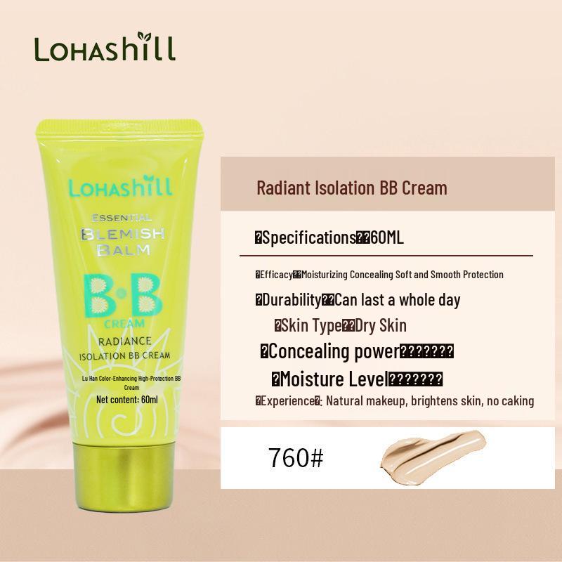Koreanische lang anhaltende feuchtigkeitsspendende BB-Creme: Wischfest, Kein Abfärben, Dünnes Make-up, Kein Verklumpen