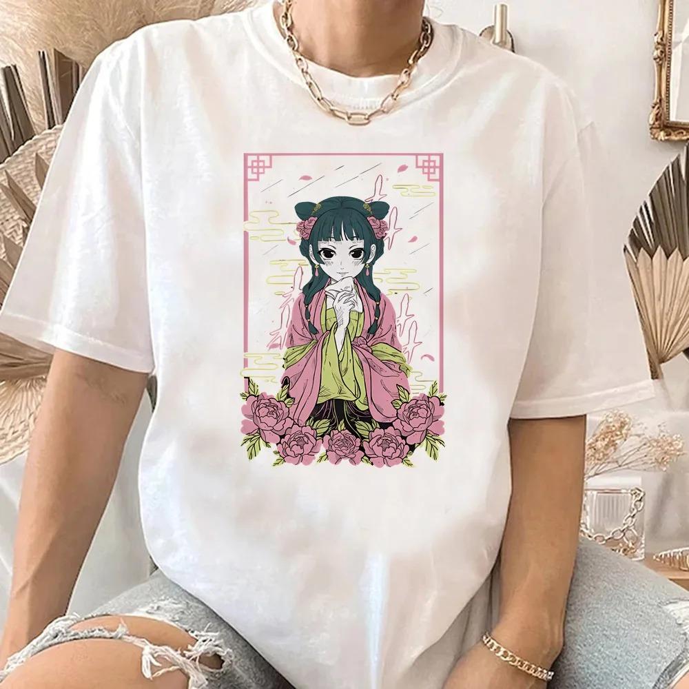 

The Apothecary Diaries Tshirt Female Streetwear Digital Classic T-shirt Korean Clothes Graphic Men Women Pastel Classic University XXXL помаранчевий
