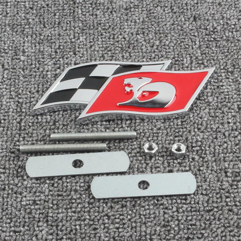 Compatible with Buick Park Avenue, Regal, LaCrosse, and Holden; Lion Emblem Stickers for Grille, Fender, and Side Modifications.