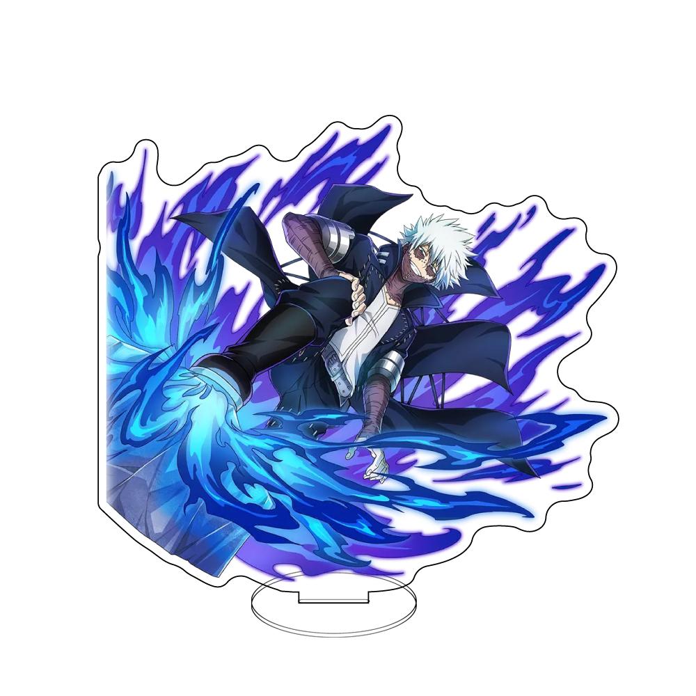 Anime My Hero Academia Sitzende Pose Acryl-Aufsteller Charakter-Bank-Serie Display-Figur, Schreibtisch-Sammlerstück Geschenk für Fans