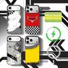 Racing Checkered Flag Phone Case For iPhone17,16,15,14,13,12,11 Plus,Pro Max Magnetic For Magsafe Wireless Charging