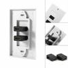 DOONJIEY Dual Port Clarity 1080P HDMI-compatible Full High Wall Plate Faceplate Socket Connector