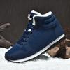 Men's Warm Ankle Boots Casual Winter Anti Slip Comfortable Fashion Sneakers Plush Heated Anti Slip Platform Winter Snow Boots