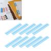 10PCS Plastic Binding Spines 19mm 30  s Comb   Compatible with   B5   Paper Size 150 Sheets Capacity