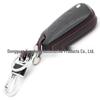 4D Leather Key Case for Hyundai & Kia: Fits K2, K5, Rio, Sorento - 3-Button Folding Key.