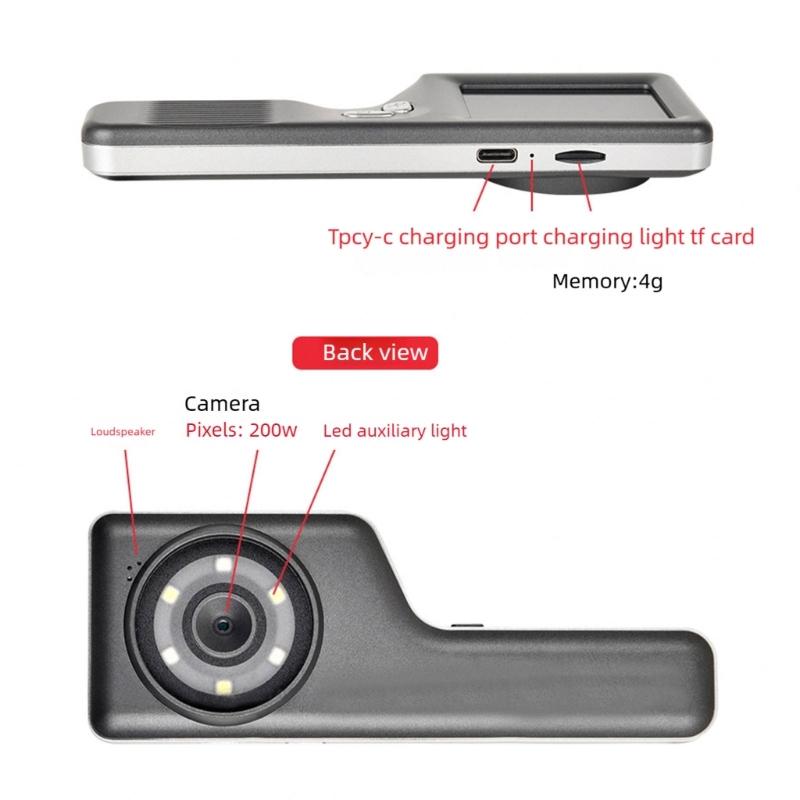 Compact 80X 100X Magnification Digital Microscope Lightweight ABS Imaging For Education Lab Use & Outdoor Explore