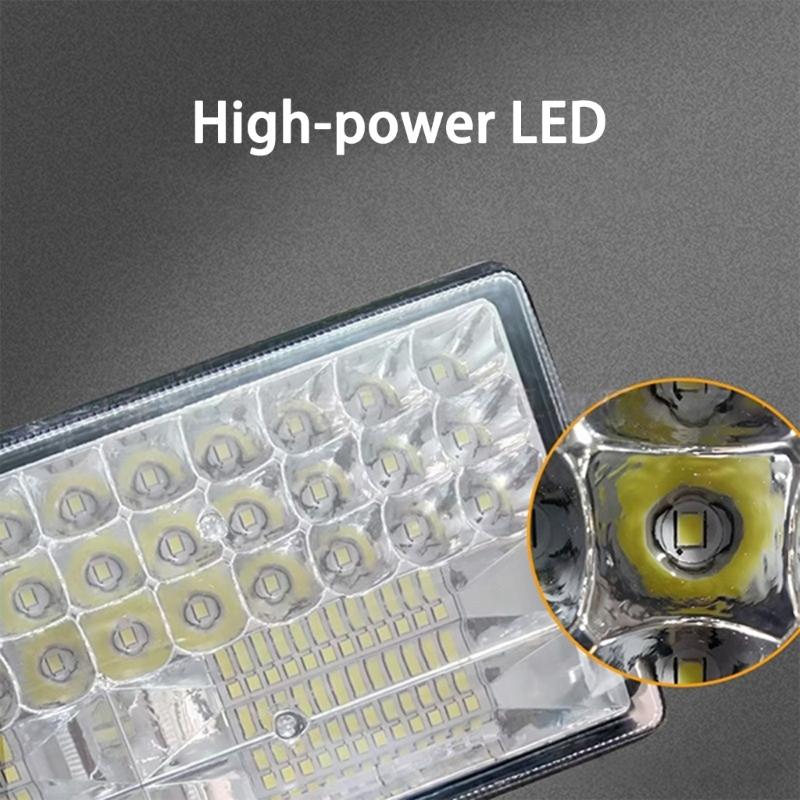 Double USB Output Handheld Spotlights with 84 LEDs and 90W Power for Work Outdoor Activity Emergency Lighting Needs