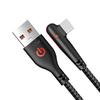 USB C To USB C Right Angle 120W Braided Right Angle USB C Cable USB C Cable Right Angle USB C Charging Cable Efficient Charging