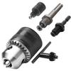 1Set with Chuck Key Drill Chuck 1.5-13mm Chuck Conversion Adapter New Mount Impact Driver Bits