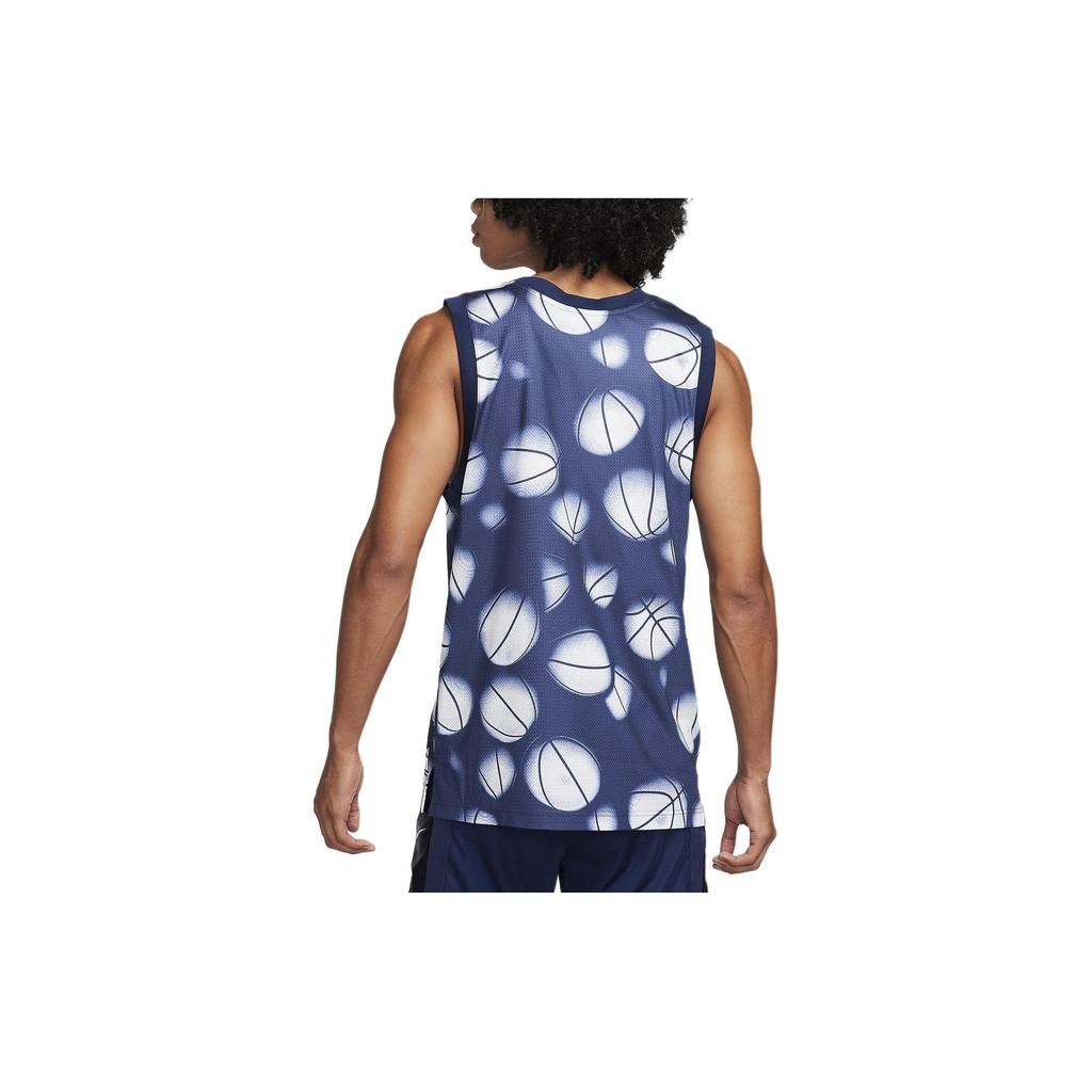 New Nike Dri Fit Dna Basketball Jersey Basketball Jersey Men's Blue FN2977-085
