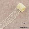 10 Meters Roll Lace Ribbon Non-Stretch Embroidered Net Trim New Unilateral Lace Trim  Decoration