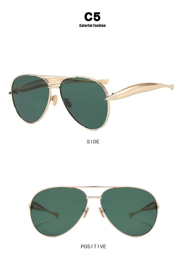 Frog-Shaped Retro Metal Sunglasses: Women's Trendy Street Style for 2025