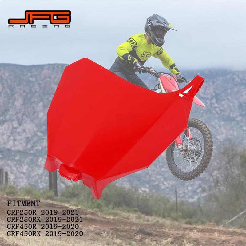 Motorcycle Front Number Plate For Honda CRF250R CRF450R CRF 250R 450R CRF250RX CRF450RX CRF 250RX 450RX