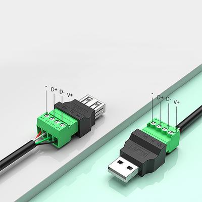 Usb Solderless Plug Usb Male Female Mobile Phone Keyboard Mouse Connector
